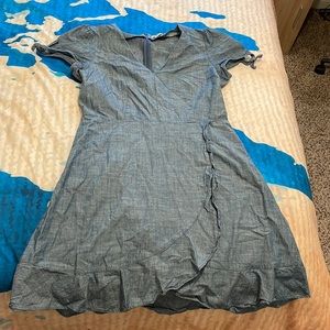 Denim-looking dress (not denim material) size 8 J. Crew
